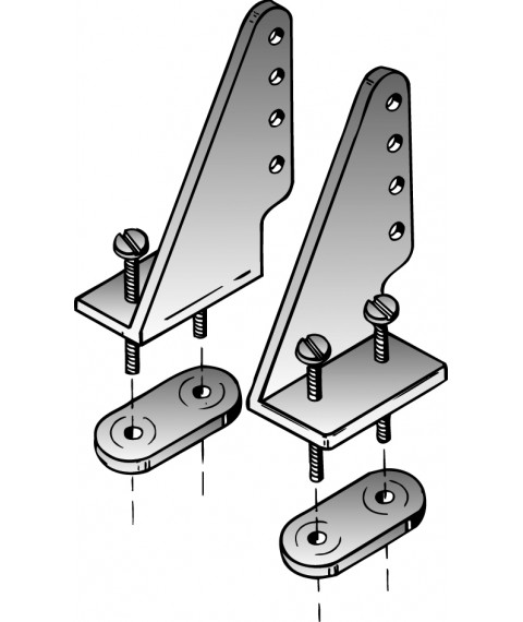 Large Nylon Control Horns 